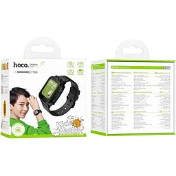 Дитячий смарт-годинник Hoco Y104 Black (6942007646352) [143160] - мініатюра 3