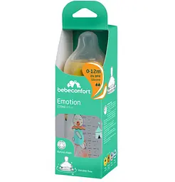 Пляшечка для годування Bebe Confort Emotion PP Bottle, 270 мл, жовта (3102201980) - мініатюра 3