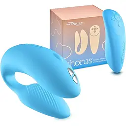 Смарт-вібратор для пар We-Vibe Chorus Blue - мініатюра 4
