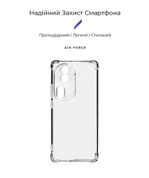 Чохол ArmorStandart Air Force для OPPO Reno11 Pro 5G Camera cover Clear - мініатюра 2