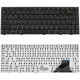 Клавіатура для ноутбука ASUS (A8, A88, W3, W3000, W6, F8, N80, X80, V6000, Z63, Z99), rus, black, (глянець) - мініатюра 2