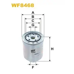 Фільтр паливний Wixfiltron WF8468