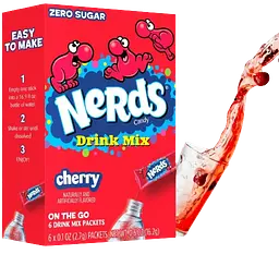 Порошковий напій Nerds PwdMix Cherry 6 стіків 16.2 г - мініатюра 4