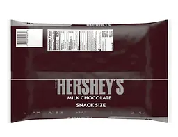 Шоколадні цукерки Hershey's Milk Chocolate Snack Size Bars 293г - мініатюра 2