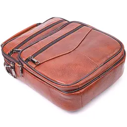 Чоловіча шкіряна сумка Vintage 20х24,5х6 см sum0022398 - мініатюра 3
