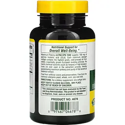 Олія вечірньої примули NaturesPlus Ultra EPO 1500, 60 капсул - мініатюра 2
