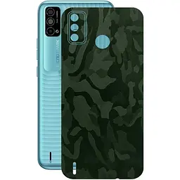 Защитная пленка StatusSKIN для Tecno Spark Go 2021 Корпус Винил Камуфляж зеленый