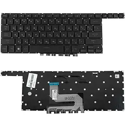 Клавіатура для ноутбука ASUS (GX650 series) rus чорний без фрейму підсвічування клавіш (RGB)