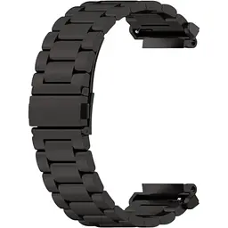 Ремінець DK для Xiaomi Amazfit T-Rex 2 (A2169) Metal Fitlink Steel Band (black)