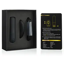 Міні-вібратор Inty Toys Pulse 12 см (чорний) - мініатюра 7