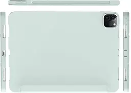 Чохол-книжка BeCover Tri Fold Soft TPU Silicone для Apple iPad Pro 12.9 2020/2021/2022 Light Green (711738) - мініатюра 3