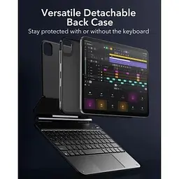 Чохол-клавіатура ESR Rebound Magnetic Keyboard Case 360 US Layout-Black для iPad Air 11" (2024) | iPad Pro 11" M1 | M2 Chip (2021 | 2022) | iPad Air 10.9" 4 | 5 M1 (2020 | 2022) (6B0140901) - мініатюра 3
