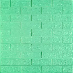 3D панель Sticker Wall самоклеюча 700x770x3мм цегла М'ята 012-3 SW-00000233