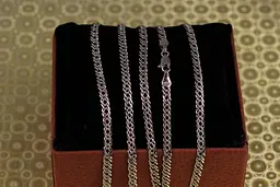 Цепь Xuping Jewelry ромб 50 см 4 мм серебристая