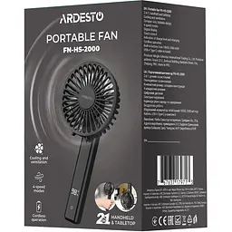 Вентилятор ручний портативний Ardesto (FN-HS-2000) - мініатюра 11