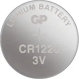 Батарейка Gp CR 1220 Lithium 3.0V * 1 (відривається) (CR1220-7U5 / 4891199001345) - мініатюра 2