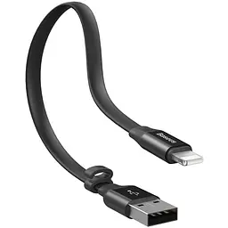 Кабель Baseus Nimble Portable USB to Lightning 0.23m Black (CALMBJ-B01) [86088] - мініатюра 3