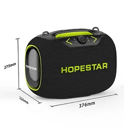 Портативна Bluetooth-колонка Hopestar Party BOX Чорний - мініатюра 2
