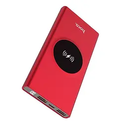 Додаткова батарея Hoco J37 Wisdom (Wireless Charger) (10000mAh) Red
