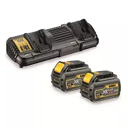 Зарядний пристрій DeWalt + 2 акумулятори DCB132T2