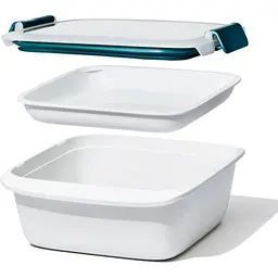 Контейнер герметичний для салата OXO Good Grips 21x8x19.5 см зеленый (11301500) - мініатюра 2