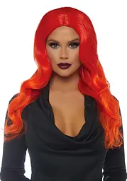 Перука Leg Avenue Ombre long wavy wig Orange One size - мініатюра 3