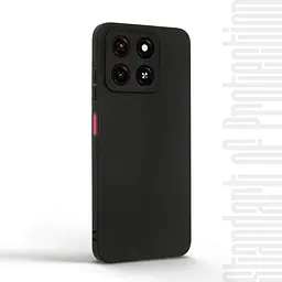 Чехол-накладка для смартфона ZTE Blade A55 4G/A35 4G, противоударный, силиконовый, термополиуретановый (ТПУ), с защитой камеры и корпуса, черный, защита всего корпуса, ArmorStandart (ARM81529) - мініатюра 2