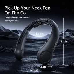 Вентилятор Jisulife Neck Fan Life4 Black - мініатюра 3