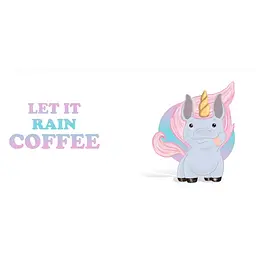 Чашка AbyStyle Unicorn - Lol And Co - Let It Rain Coffe 320 мл - мініатюра 4