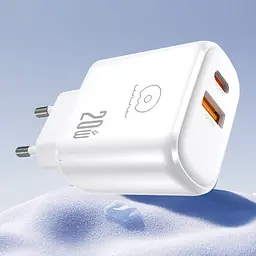 Мережевий зарядний пристрій WUW-C276 PD20W+QC18W - мініатюра 3