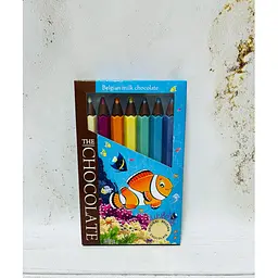 Шоколадні олівці Belgian Milk Chocolate Рибки 100 г