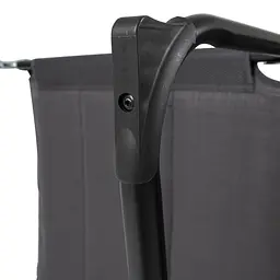 Ліжко розкладне Bo-Camp Sun Lounger With Sunscreen 5 Positions Grey (1304492) - мініатюра 7