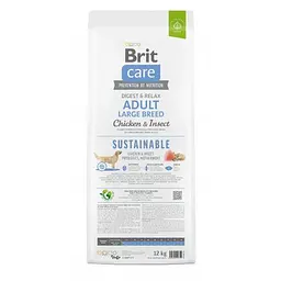 Сухий корм Brit Care Dog Sustainable Adult Large Breed для собак великих порід, з куркою та комахами, 12 кг - мініатюра 5