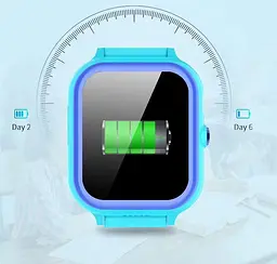 Дитячий смарт годинник T18 на Android з 16GB пам'яті, GPS, 4G дзвінками, відеозв'язком, YouTube, TikTok, WhatsApp та українською мовою До 5 днів роботи Блакитний - мініатюра 10