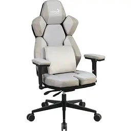 Крісло для геймерів AeroCool XTAL Loft Air Light Grey (TEGC-2100104.41) - мініатюра 2