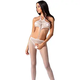Відкритий бодістокінг Passion BS080 white One size