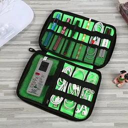 Дорожній органайзер для заряджання дротів і кабелів 3DTOYSLAMP 22.7х18х3.7 см hoz0009634 - мініатюра 6