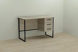 Комп'ютерний стіл Ferrum-decor Гаррі 75x120x60 чорний ДСП Дуб Сонома 16мм (FRD-103532)