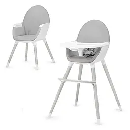 Стільчик для годування KinderKraft Fini Full Grey - мініатюра 6