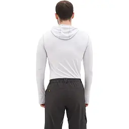 Термофутболка чоловіча Turbat Hike Lite LS Hood Mens L Світло-сірий - мініатюра 2
