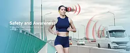 Кісткові бездротові навушники LOBKIN B23 для спорту та бігу з Bluetooth 5.4, активним шумоподавленням та вологозахистом IPX5 - мініатюра 6