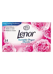 Серветки для сушильної машини Lenor Tumble Dryer Sheets Pink Blossom 34 шт