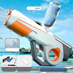 Водяний автомат DK Water Gun 8002C White/Orange [138754] - мініатюра 4