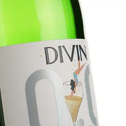 Вино ігристе безалкогольне Divin Sauvignon Blanc Sparkling біле напівсолодке 0.75 л - мініатюра 3