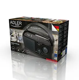 Невеликий портативний радіоприймач Радіо Adler AD 1119 - мініатюра 3