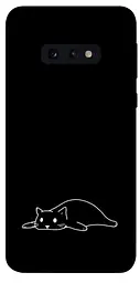 TPU чохол Demsky Lazy cat для Samsung Galaxy S10e