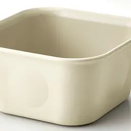 Органайзер IKEA для канцелярії та косметики 10×10×5 см бежевий - мініатюра 4