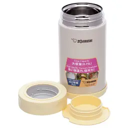 Харчовий термоконтейнер ZOJIRUSHI SW-FCE75YP 0.75 л Beige - мініатюра 2