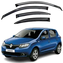 Дефлектори вікон для Renault Sandero 2014- на скотчі (Acrylic) AMR11309