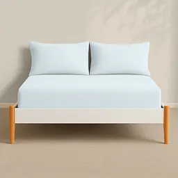 Простирадло Cosas на резинці фланель 80х190х25 snow, білий (Flannel_01Snow_80х190х25) - мініатюра 4